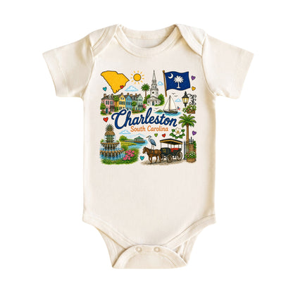 Charleston South Carolina Kids T-Shirt