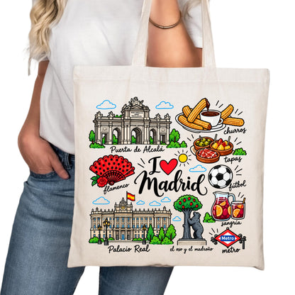 Madrid Tote Bag