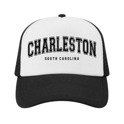 Charleston Trucker Hat for Kids & Adults, Charleston South Carolina Vacation, Charleston Souvenir Gifts