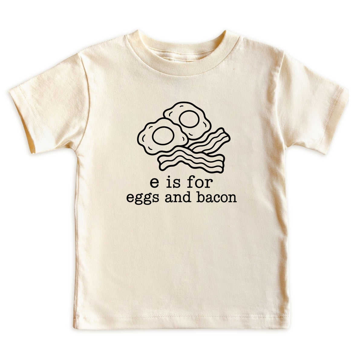 E Is for Eggs and Bacon Baby Bodysuit