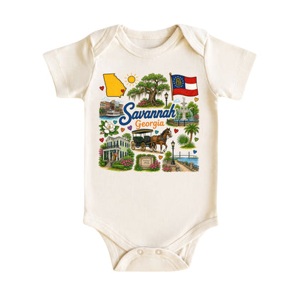 Savannah Georgia Kids T-Shirt