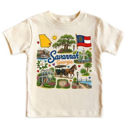 Savannah Georgia Baby Bodysuit for Boys Girls