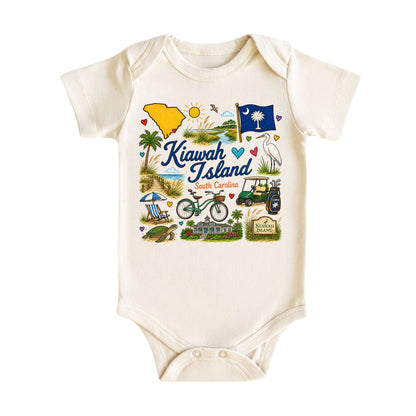 Kiawah Island South Carolina Baby Bodysuit for Boys Girls