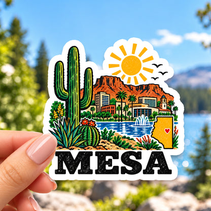Mesa Retro Sticker