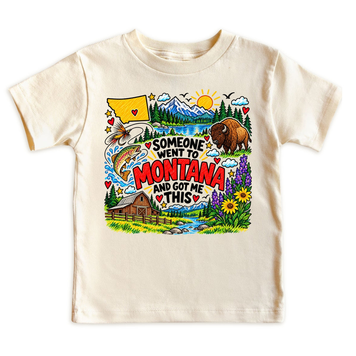 Montana Kids Souvenir Tee