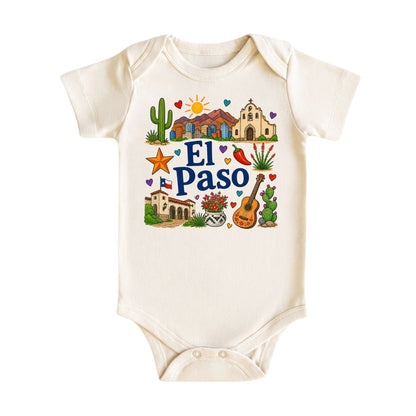 El Paso Baby Bodysuit for Boys Girls