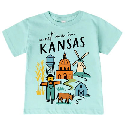 Kansas Baby Onesie® - Kids Vacation T-Shirt