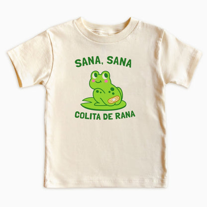 Sana Sana Colita de Rana Kids Sweatshirt – Cute Frog Graphic Toddler Top