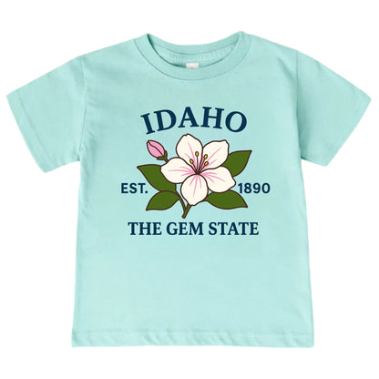 Idaho Syringa Flower Kids T-Shirt