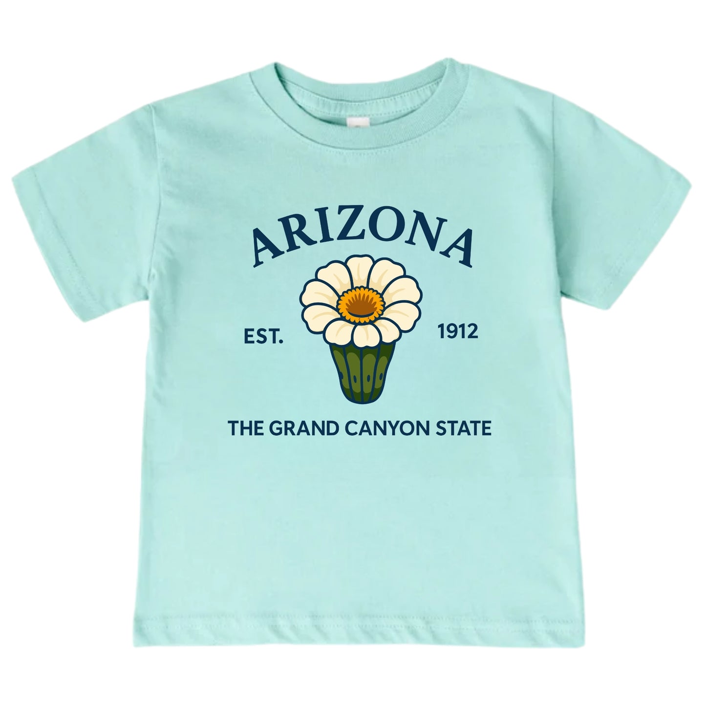 Arizona Saguaro Cactus Blossom Kids T-Shirt
