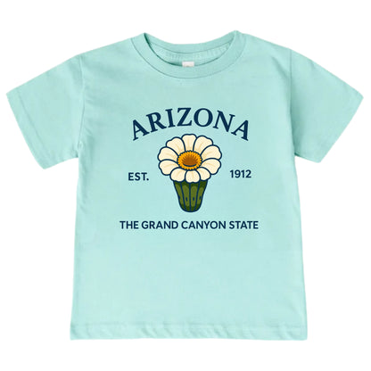 Arizona Saguaro Cactus Blossom Kids T-Shirt