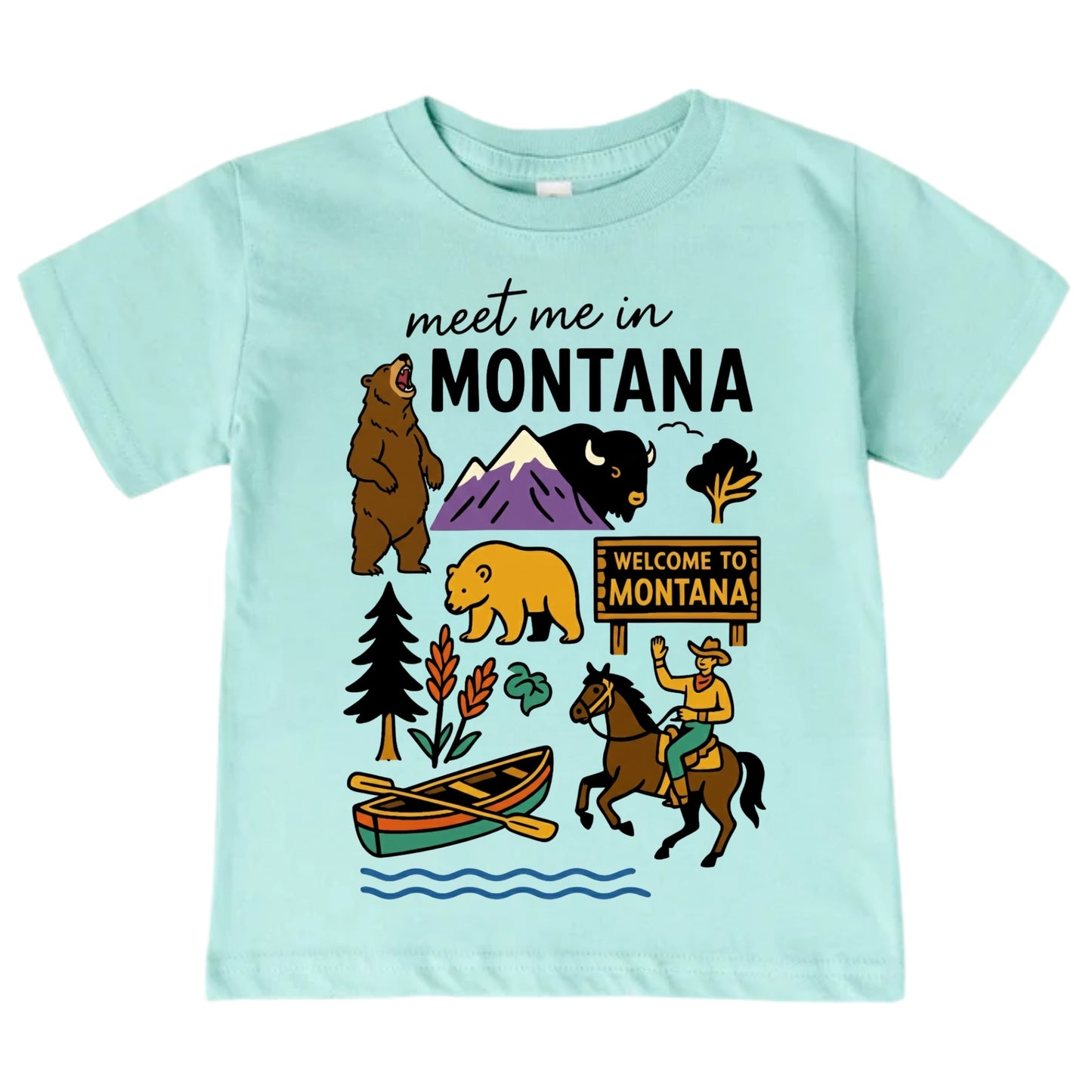 Montana Baby Onesie® - Kids Vacation T-Shirt