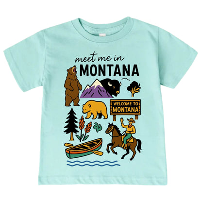 Montana Baby Onesie® - Kids Vacation T-Shirt