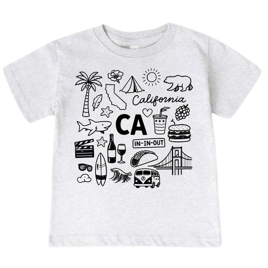 California Icons Kids T-Shirt