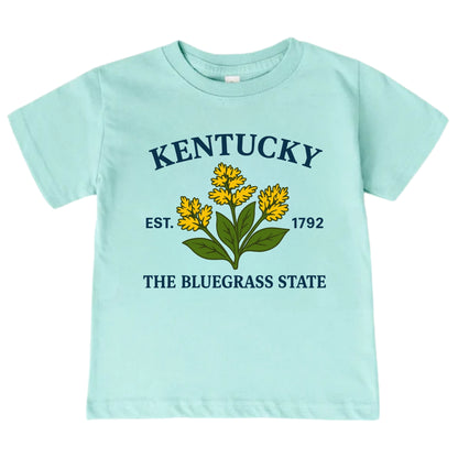 Kentucky Goldenrod Flower Kids T-Shirt