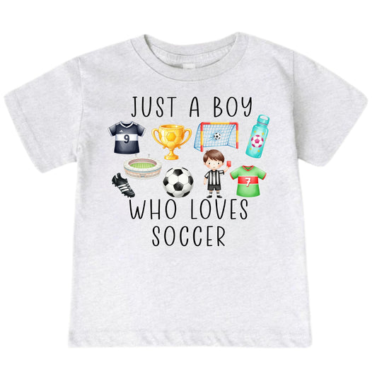 Just A Boy Who Loves Soccer Shirt