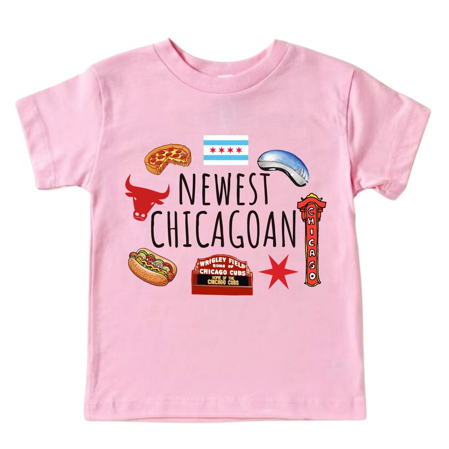 Newest Chicagoan ONESIE ®, Baby Bodysuit for Boys Girls, Illinois Newborn Gift