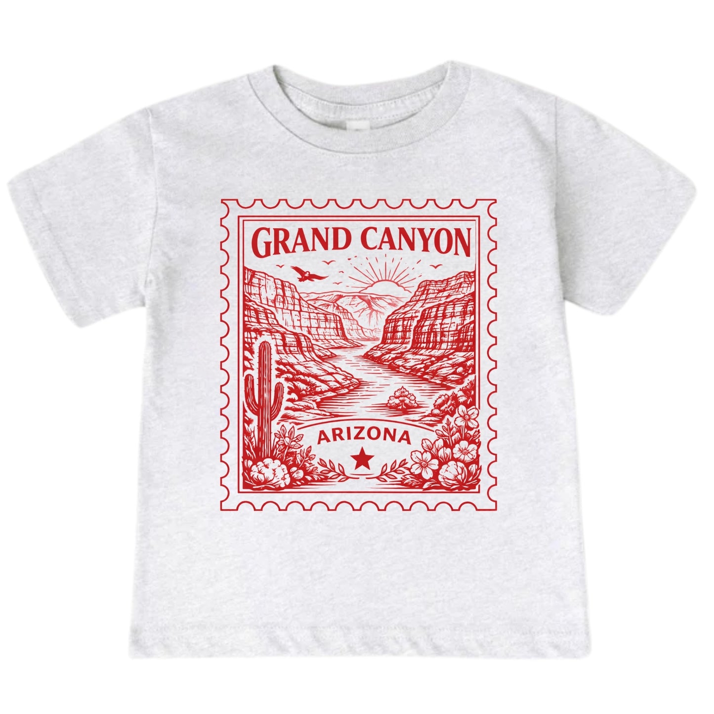 Grand Canyon Arizona Kids Vintage Postage Stamp T-Shirt