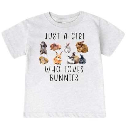 Just A Girl Who Loves Bunnies Shirt