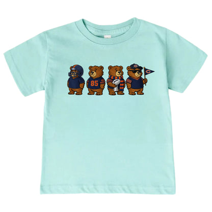 Chicago Football Bear Baby Onesie ® – Sports Inspired Baby Bodysuit for Boys and Girls