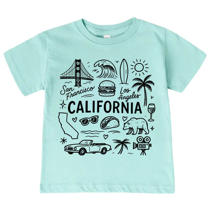 California Icons Baby Onesie ® – California Baby Bodysuit for Boys and Girls