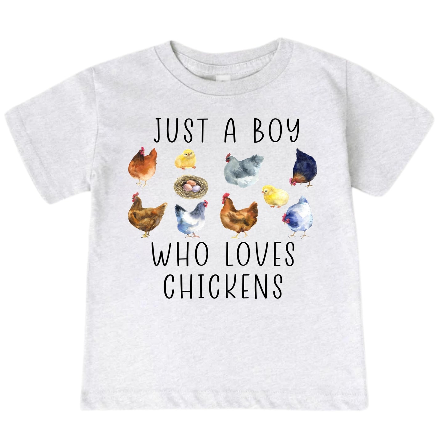 Just A Boy Who Loves Chickens Shirt