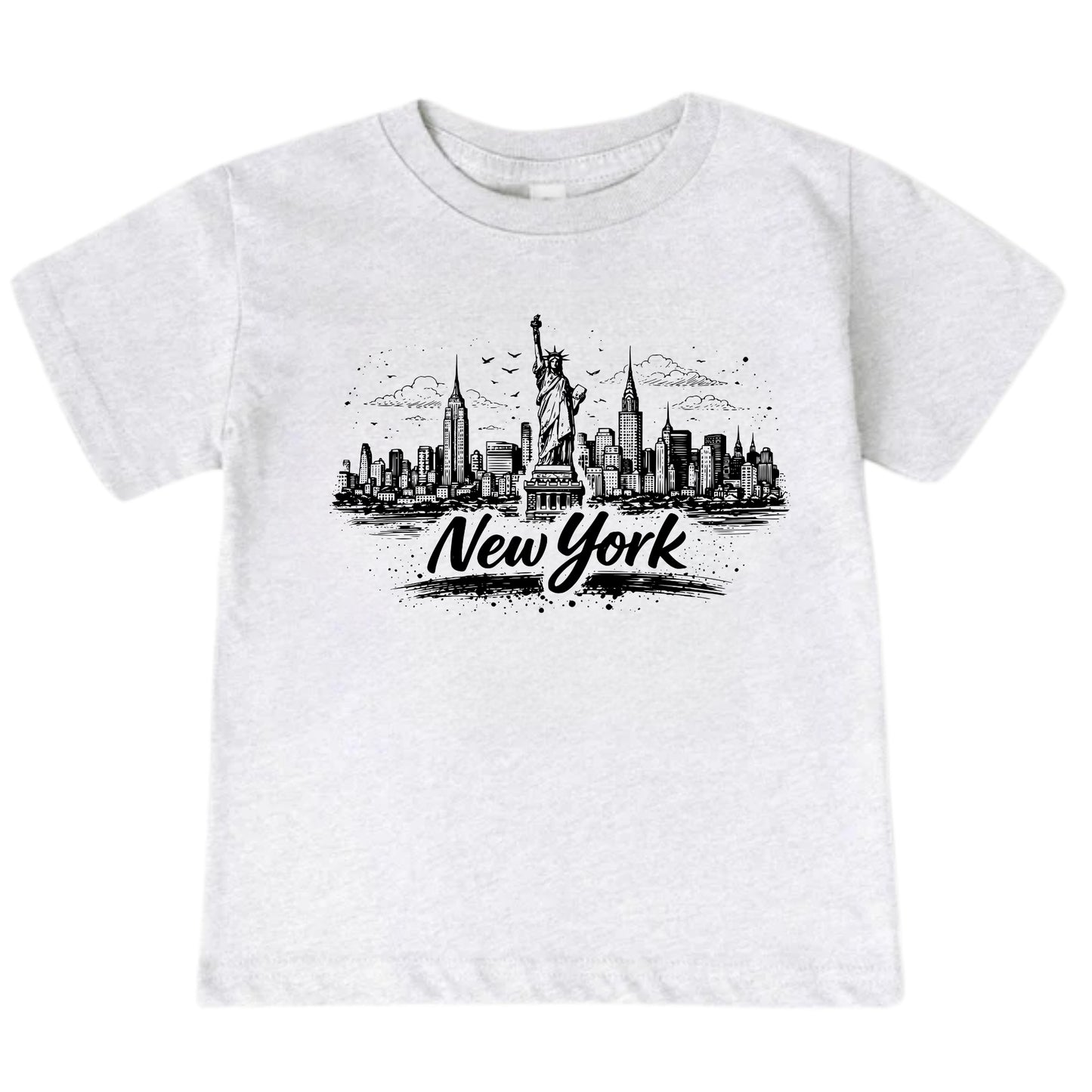 New York Kids Skyline T-Shirt - City Souvenir Toddler Tee