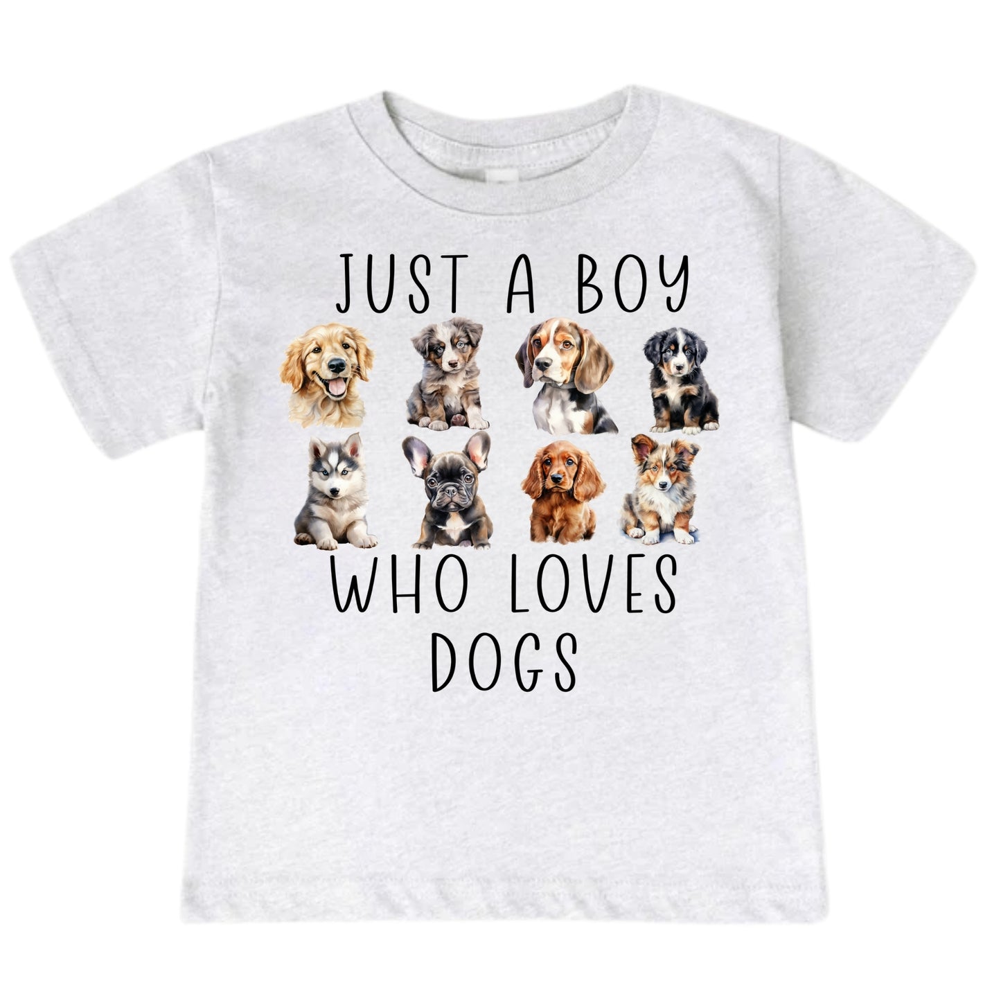 Just A Boy Who Loves Dogs Shirt