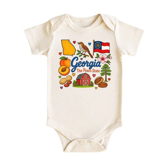Georgia Baby Bodysuit for Boys Girls