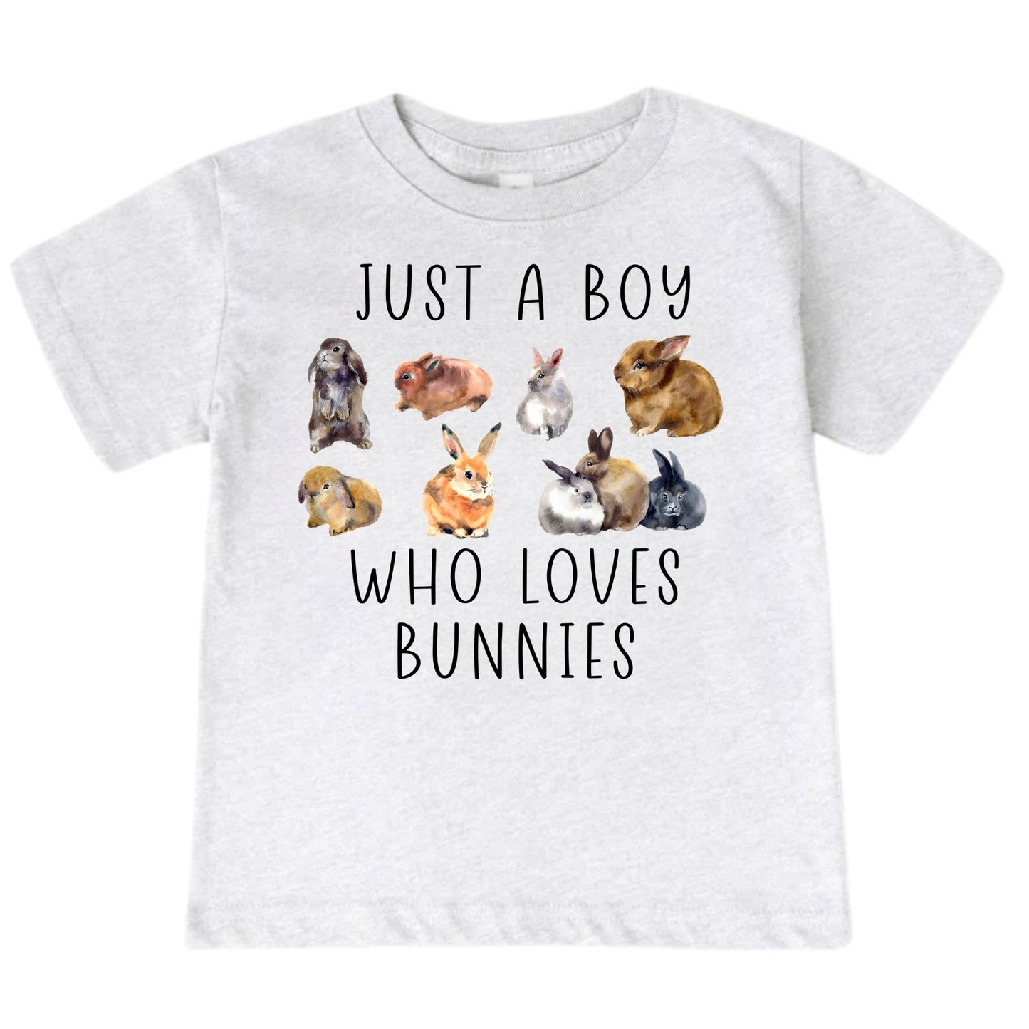 Just A Boy Who Loves Bunnies Shirt