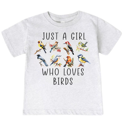 Just A Girl Who Loves Birds Shirt