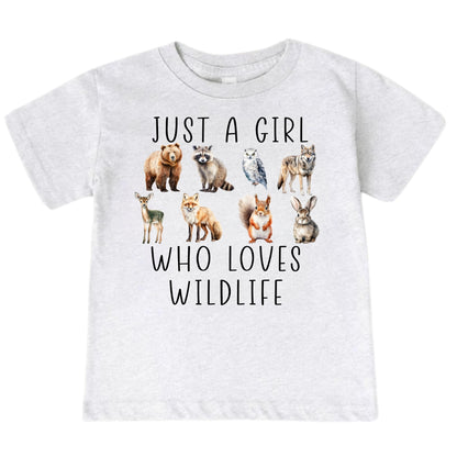 Just A Girl Who Loves Wildlife Shirt