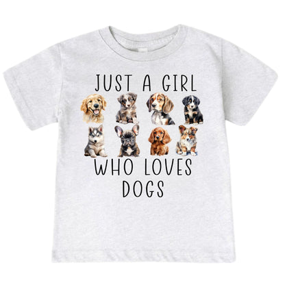 Just A Girl Who Loves Dogs Shirt