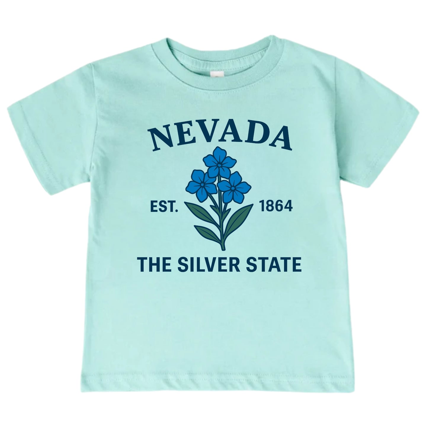 Nevada Sagebrush Floral Kids T-Shirt