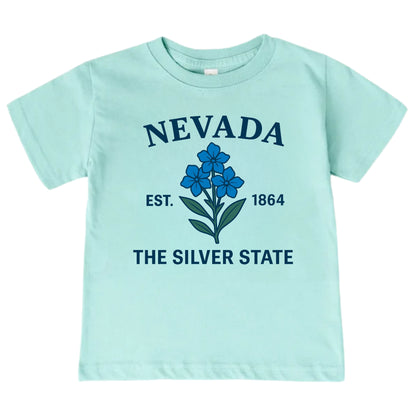 Nevada Sagebrush Floral Kids T-Shirt