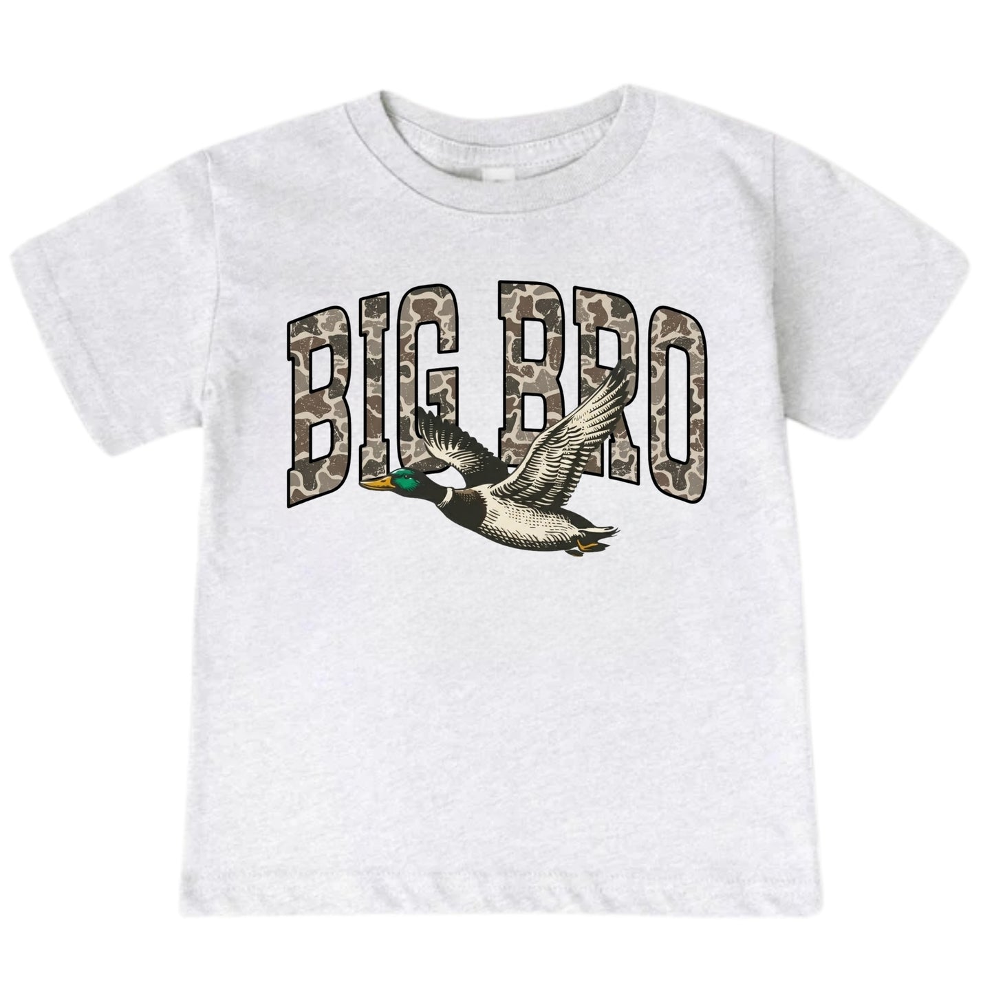 Big Bro Mallard Duck Hunting Kids T-Shirt