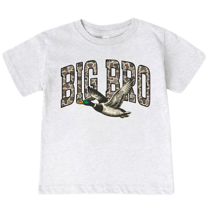 Big Bro Mallard Duck Hunting Kids T-Shirt