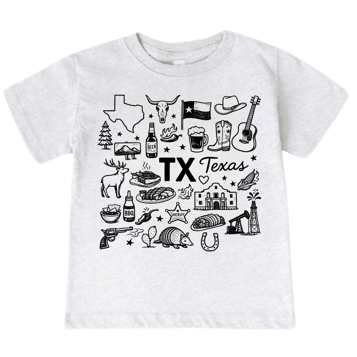 Texas Icons Kids T-Shirt