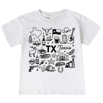 Texas Icons Kids T-Shirt