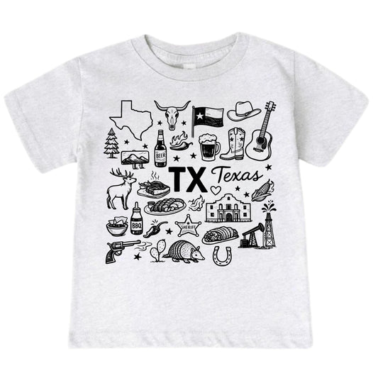 Texas Icons Kids T-Shirt