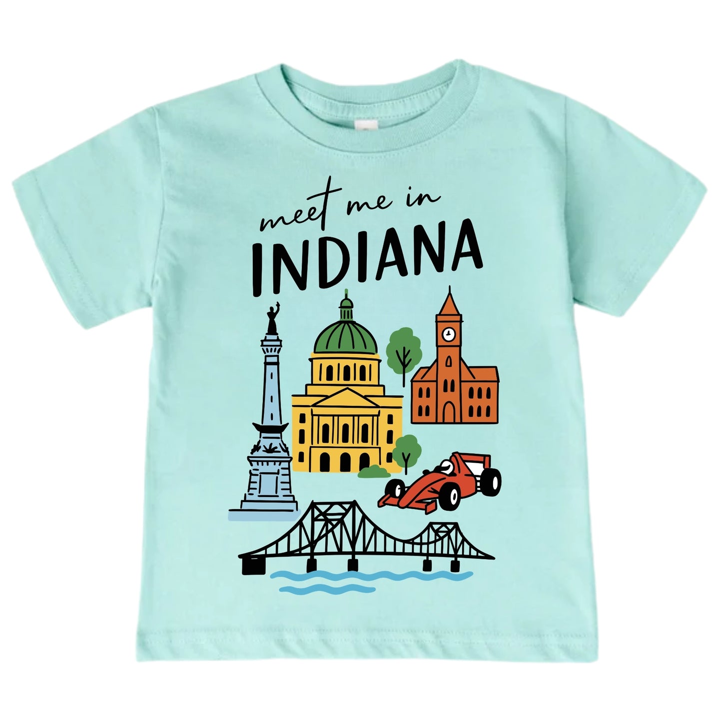 Indiana Baby Onesie® - Kids Vacation T-Shirt