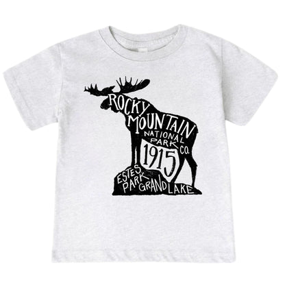 Rocky Mountain National Park Moose Kids' Tee