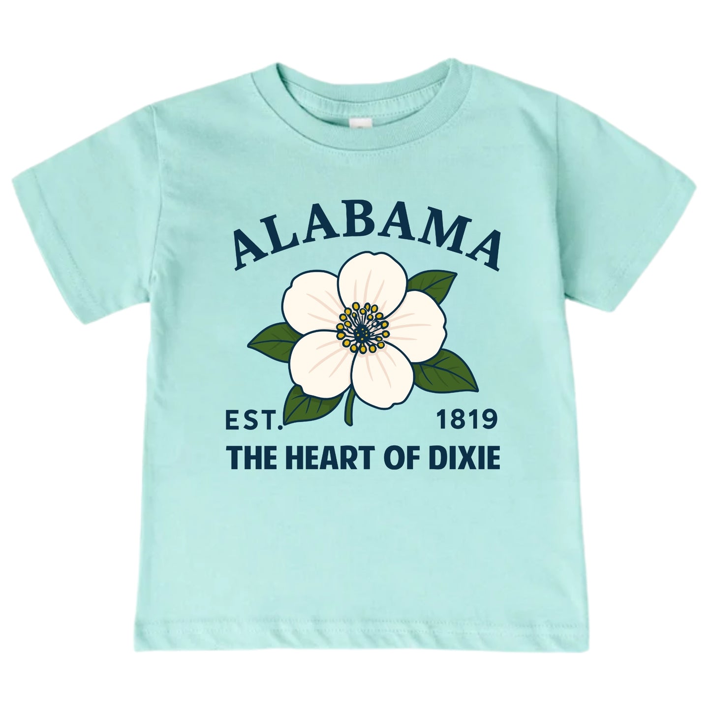 Alabama Camellia Flower Kids T-Shirt
