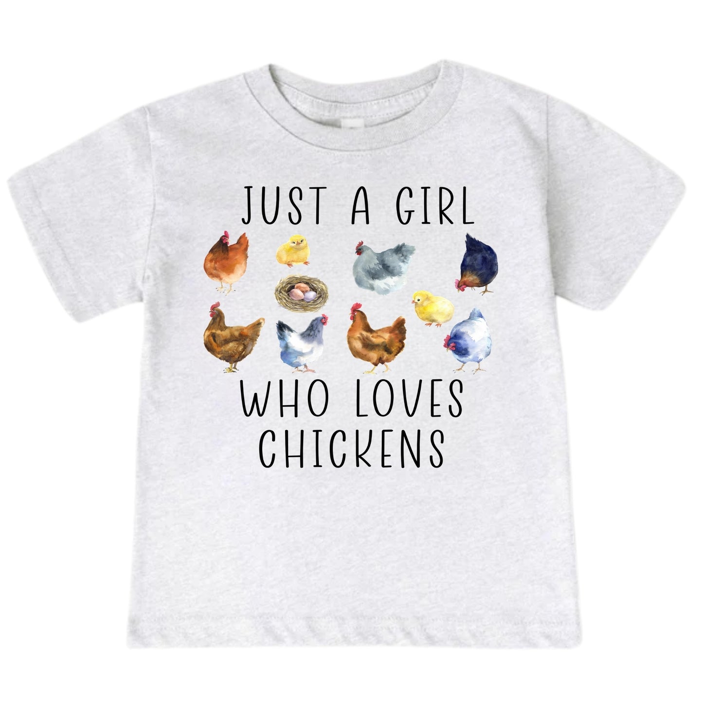 Just A Girl Who Loves Chickens Shirt