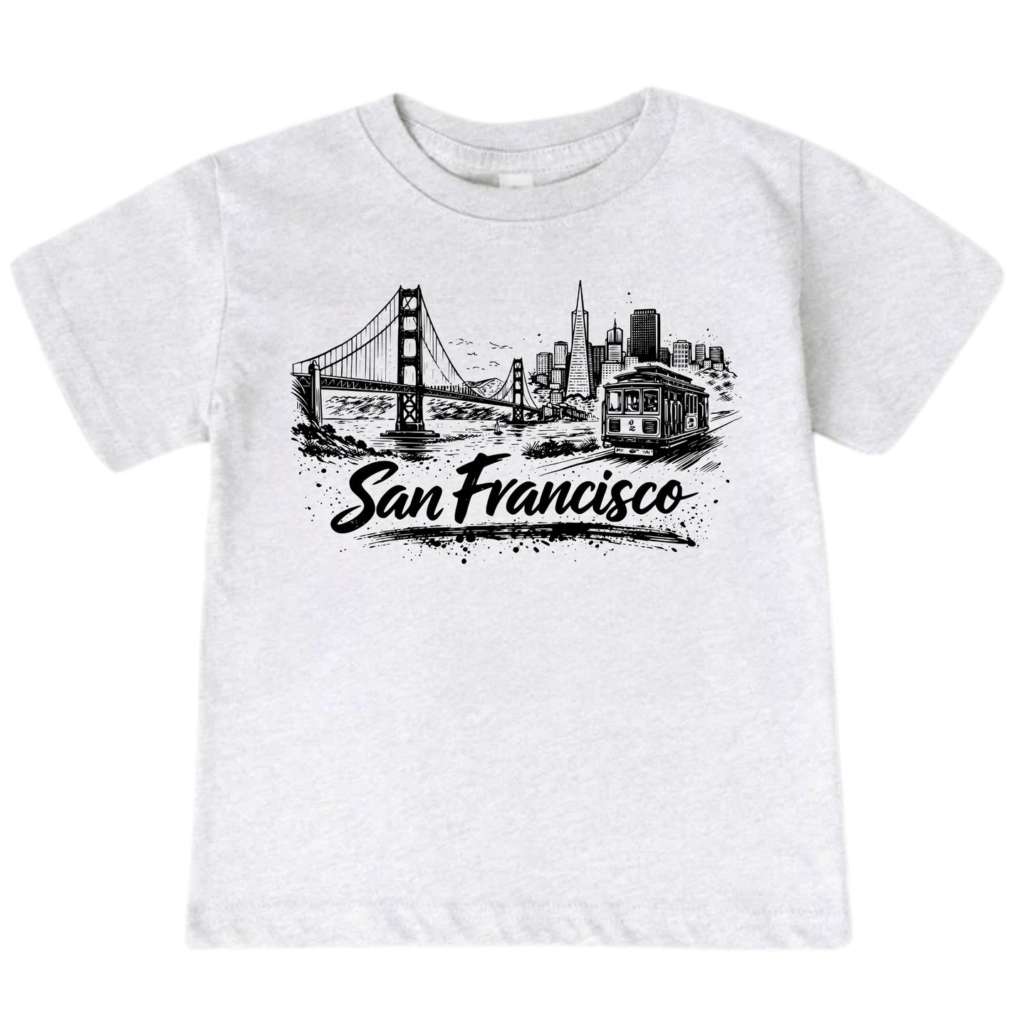San Francisco Kids Skyline T-Shirt - City Souvenir Toddler Tee