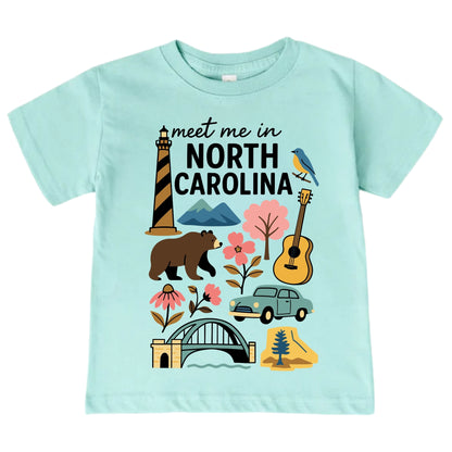 North Carolina Baby Onesie® - Kids Vacation T-Shirt