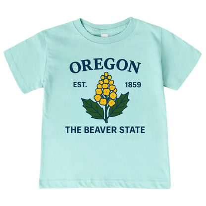 Oregon Grape Floral Kids T-Shirt