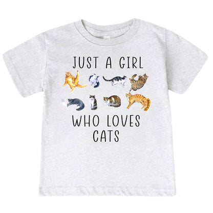 Just A Girl Who Loves Cats Shirt