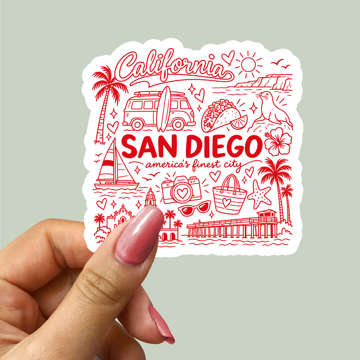 San Diego Sticker