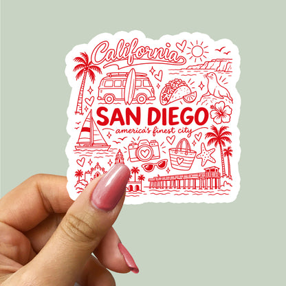 San Diego Sticker